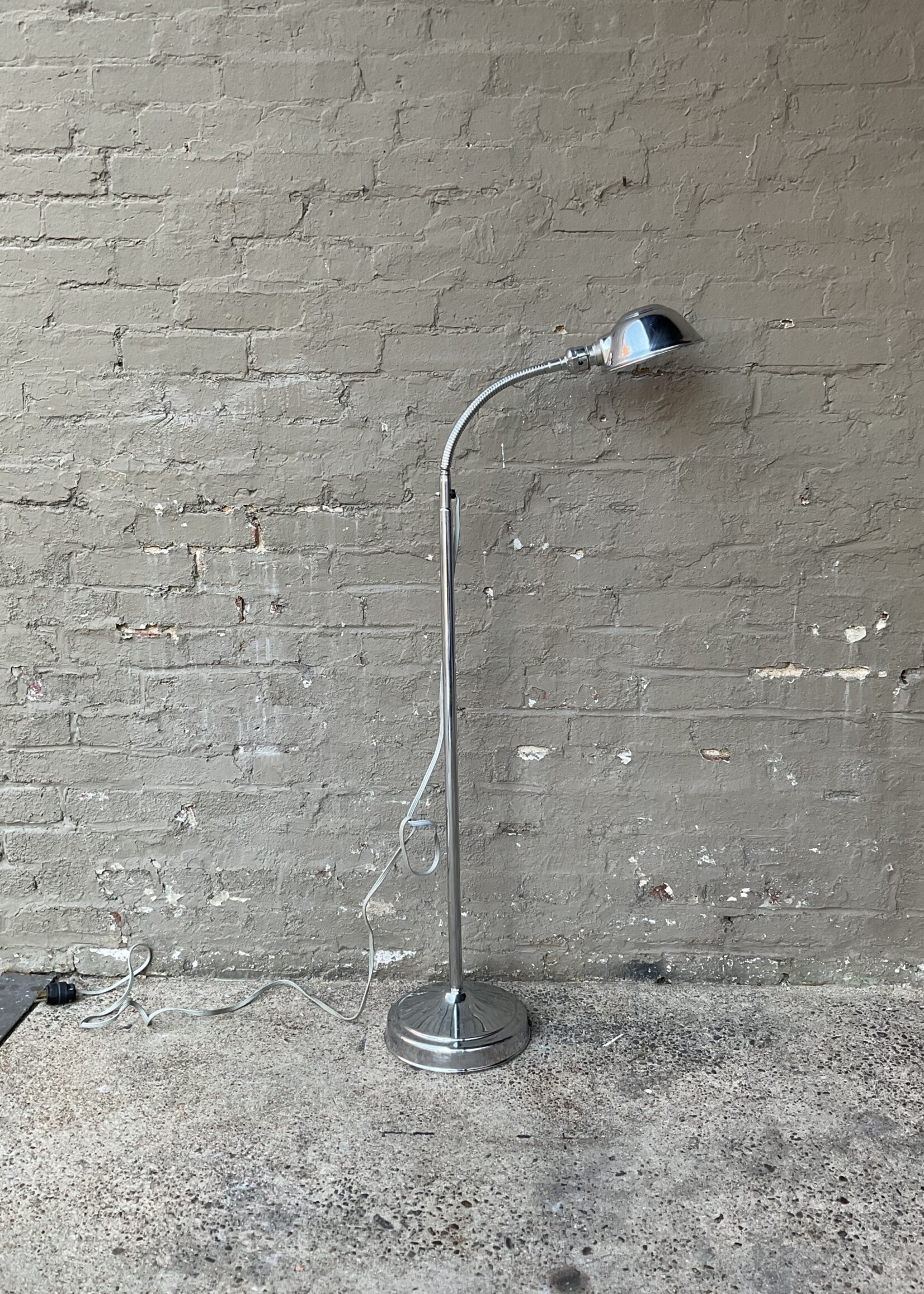 GOODWOOD Industrial Chrome Floor Lamp