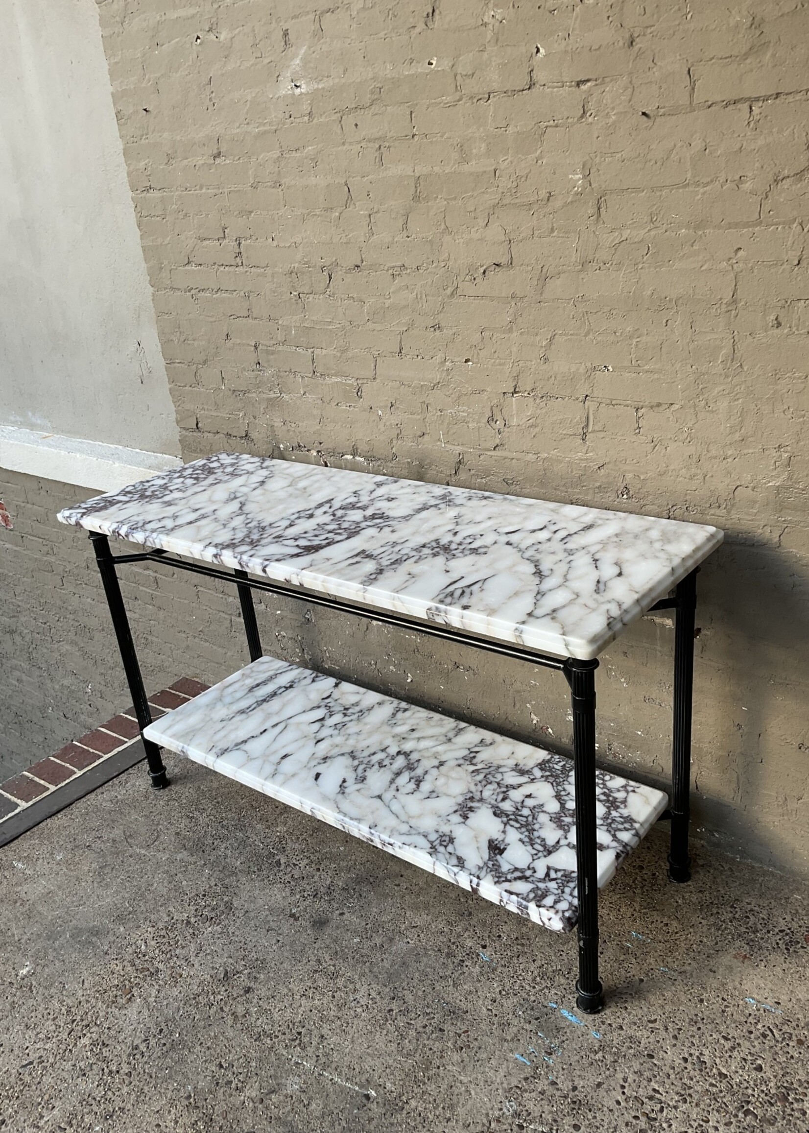 GOODWOOD Two Tier Marble Console