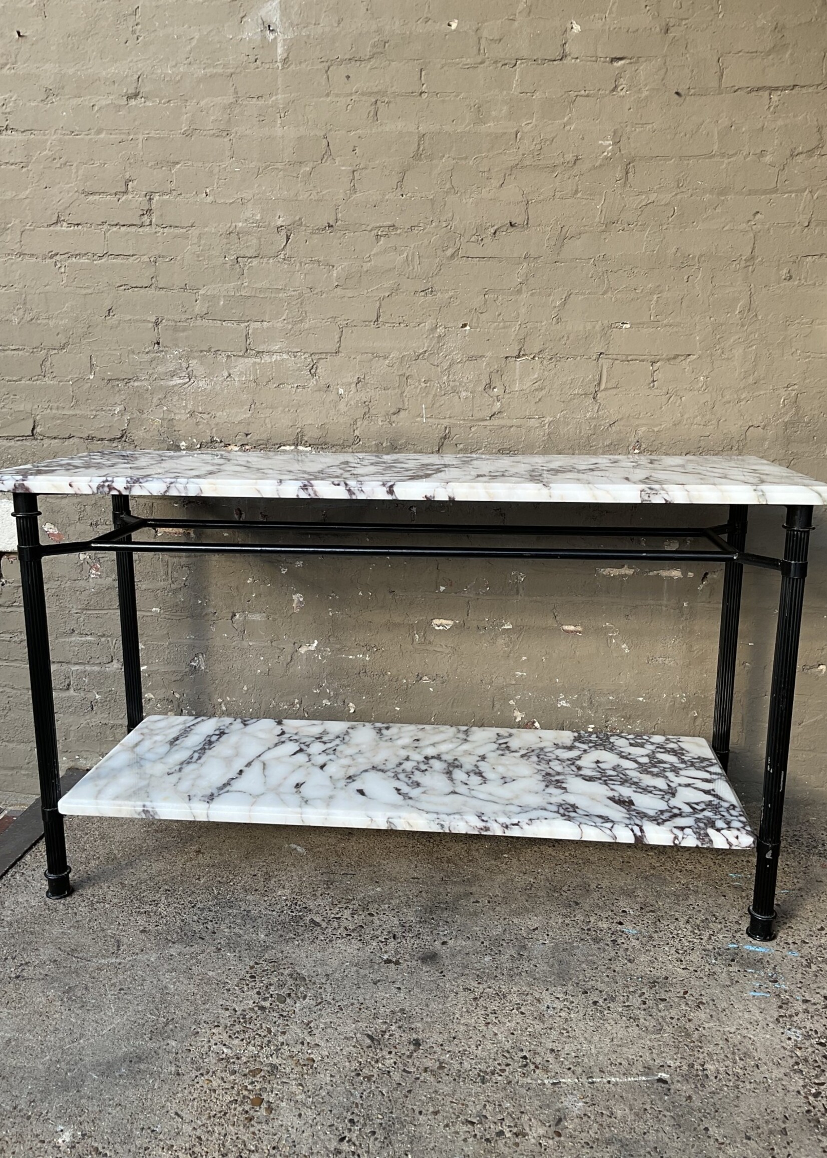GOODWOOD Two Tier Marble Console